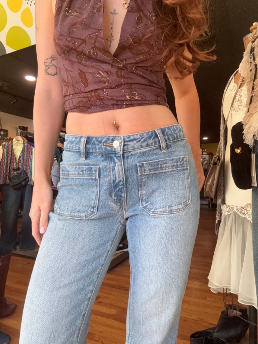 Rolla's Sailor Low Rise Flare Jeans / Size 27